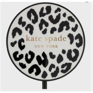Kate Spade 15W Slim Charging Puck w/MagSafe NIB City Leopard